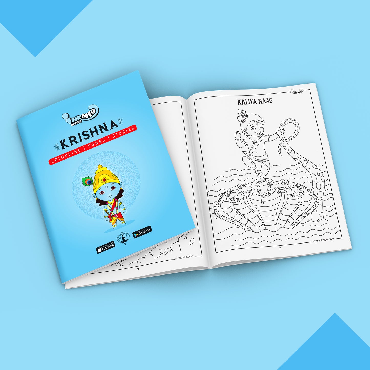 Krishna Colouring Books | AR Enabled