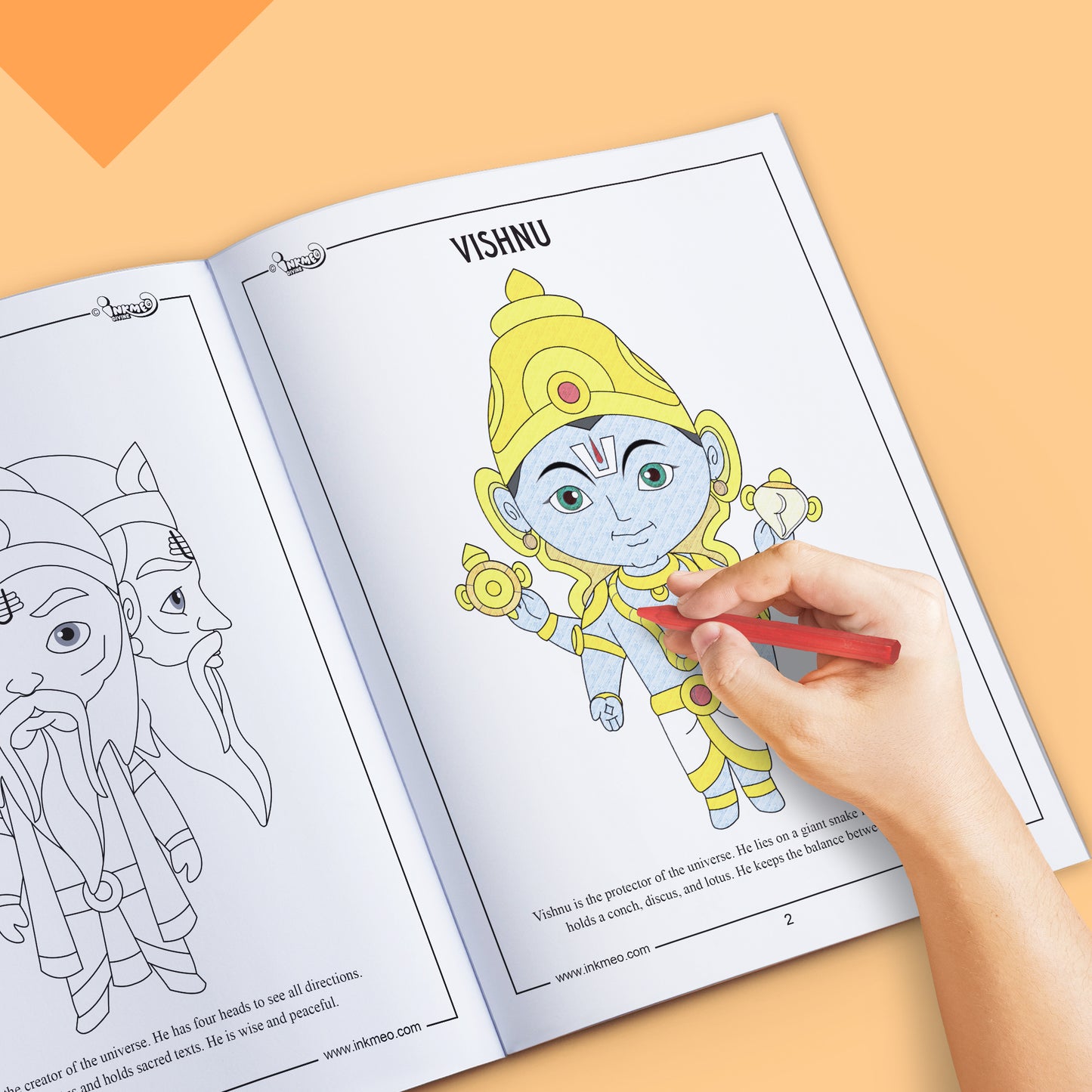 Hindu Gods colouring Book | AR Enabled